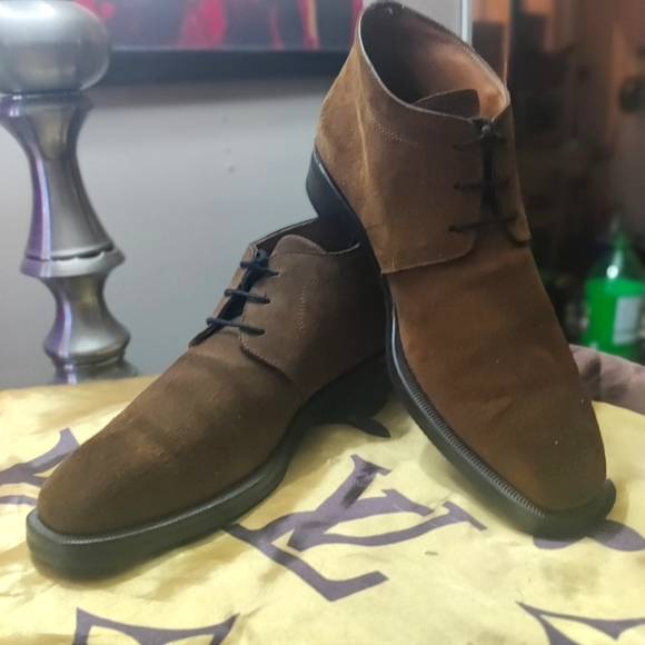 Luigi borrelli suede chukka boots - Picture 4 of 9